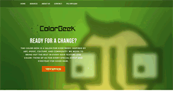 Desktop Screenshot of colorgeeksalon.com